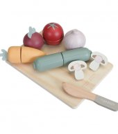 Wooden cutting vegetables 1