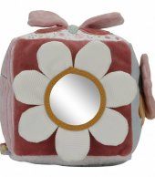LITTLE DUTCH Κύβος Δραστηριοτήτων Flowers & Butterflies από Ύφασμα για Νεογέννητα 2