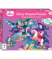 Magical Unicorn Forest Shiny Shaped Puzzle 1