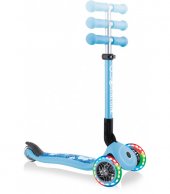 Globber - Παιδικό Πατίνι Αναδιπλούμενο Junior Foldable Fantasy Lights Flowers Pastel Blue 2