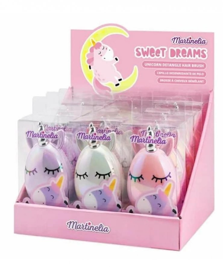 MARTINELIA SWEET UNICORN EGG HAIR BRUSH – ΒΟΥΡΤΣΑ ΜΑΛΛΙΩΝ ΜΟΝΟΚΕΡΟΣ 120ΓΡ. ΣΕ 3 ΣΧΕΔΙΑ