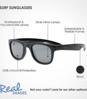 Real Shades Surf Kids 7+ Years Παιδικά Γυαλιά Ηλίου Black 1