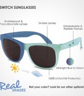 Real Shades - Παιδικά γυαλιά ηλίου Switch Kid 4-6 ετών Green/Midnight Blue 2