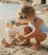LITTLE DUTCH. Σετ κουβαδάκια παραλίας Ice Cream Ocean Dreams Μπλε 2