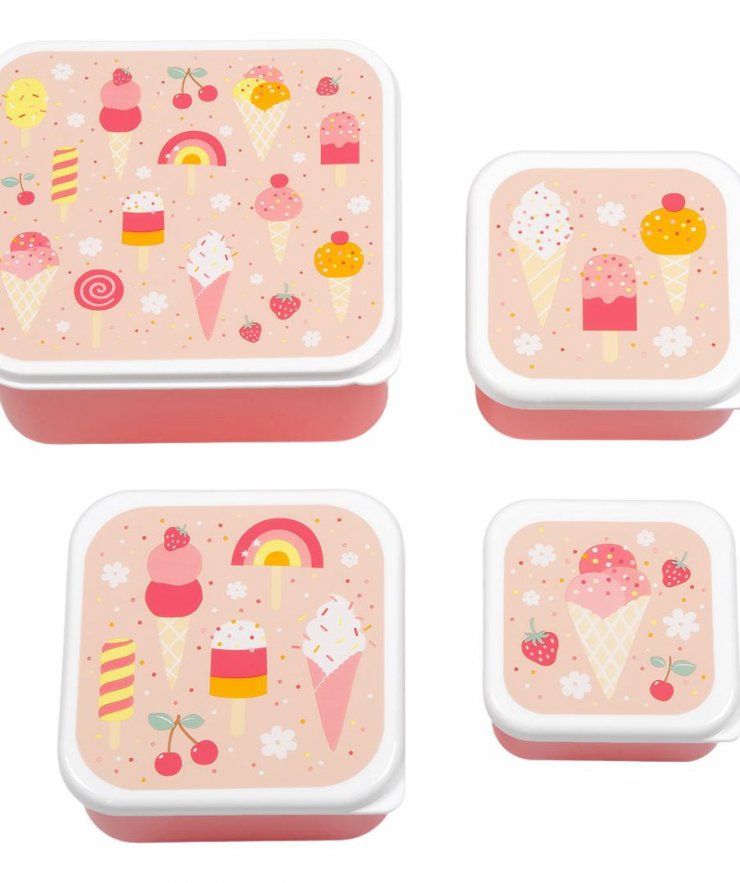 A little lovely company: Δοχείο φαγητού Lunch box set Ice-cream