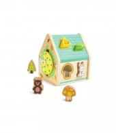 Hape Early Explorer Ξύλινο Critter House Shape Sorter (E0515A) 2