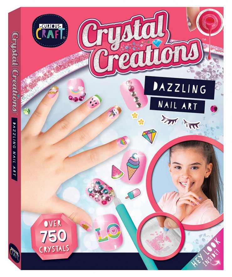 Curious Craft Crystal Creations: Dazzling Nail Art