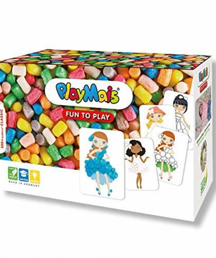 Playmais: Κατασκευές με εικόνες και με σφουγγαράκια 8τμχ. - Μόδα