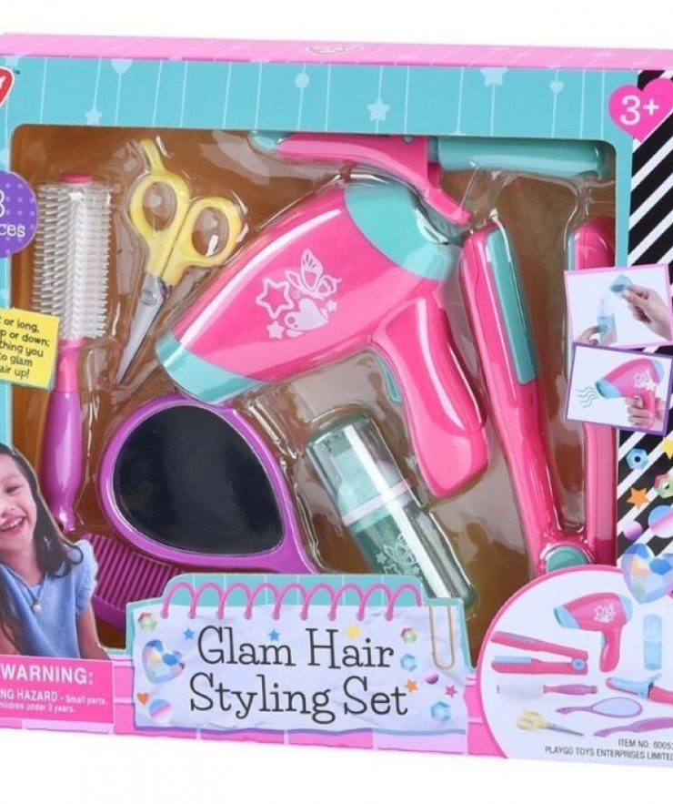Playgo Σετ Κομμωτικής Glam Hair 8 Τεμ. 60053