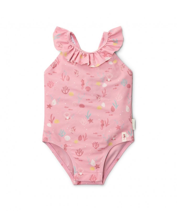 LITTLE DUTCH. Ολόσωμο μαγιό με βολάν Ocean Treasures Multi-colour - Νο 74/80