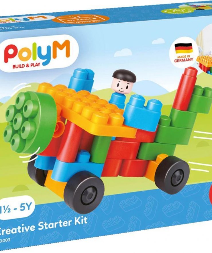 Hape PolyM Σετ Κατασκευών Starter Kit 25Τμχ (760003)