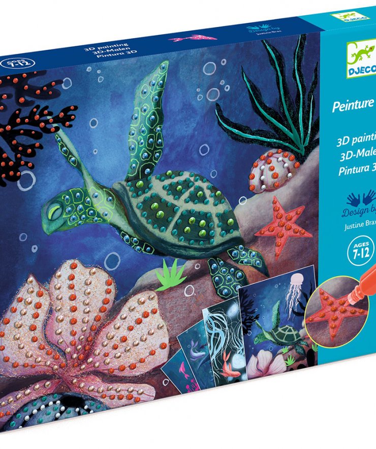 Djeco Ζωγραφίζω 3D τρισδιάστατες εικόνες 