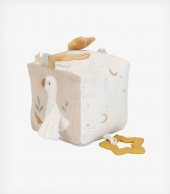 Little Dutch Υφασμάτινος κύβος δραστηριοτήτων Newborn Naturals GRS 1