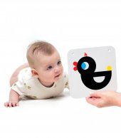 HIGH CONTRAST BABY CARDS 0M+ 3M+ 2