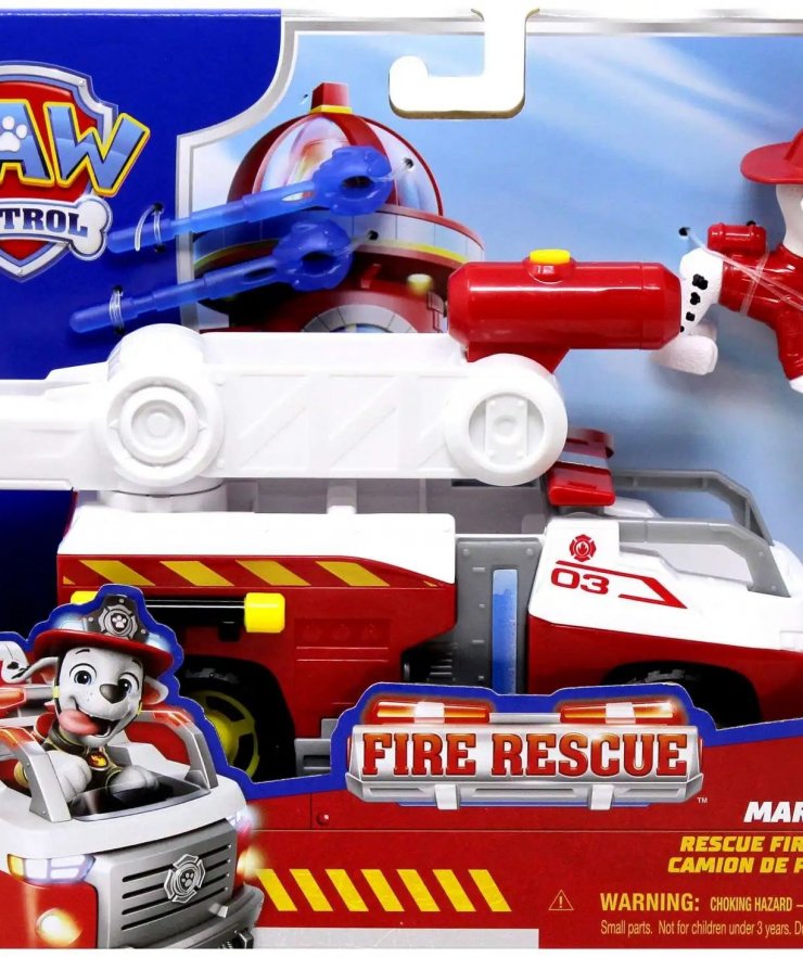 Σετ παιχνιδιού Spin Master Paw Patrol Fire Rescue - Πυροσβεστική Υπηρεσία του Μάρσαλ
