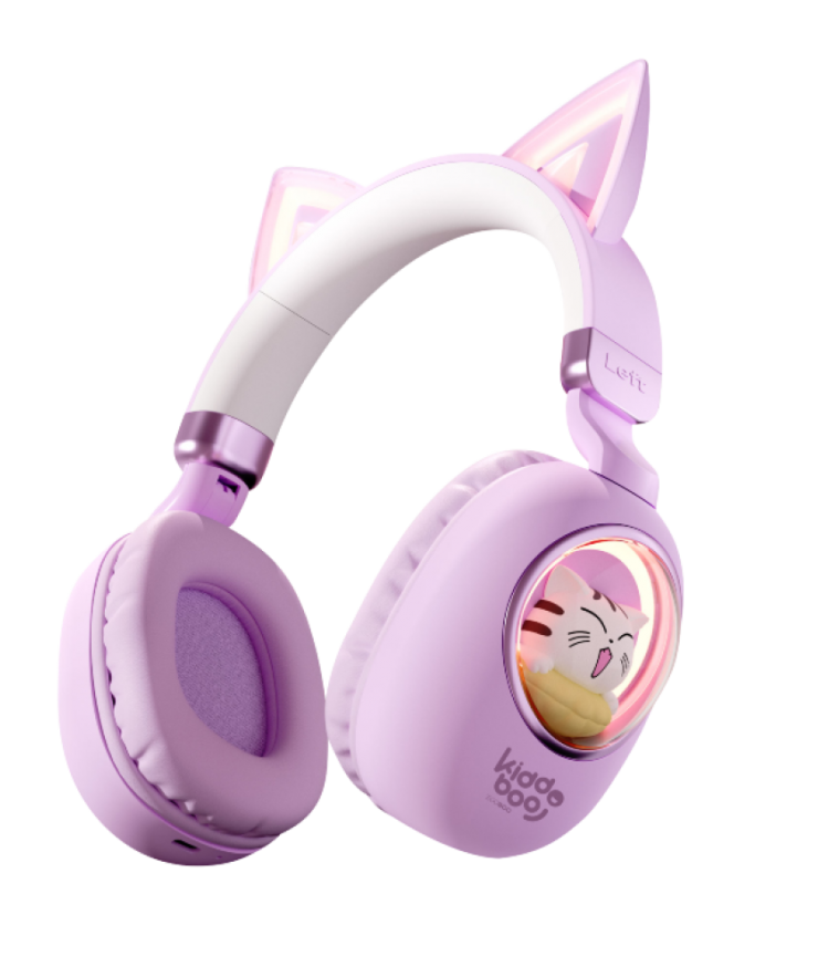 Kiddoboo Delulu Bluetooth Headphones Lavender