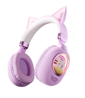 Kiddoboo Delulu Bluetooth Headphones Lavender 1