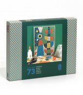 Djeco Atelier 73 ψηφιδωτό σε ξύλινη βάση Παγώνι -14+ 1