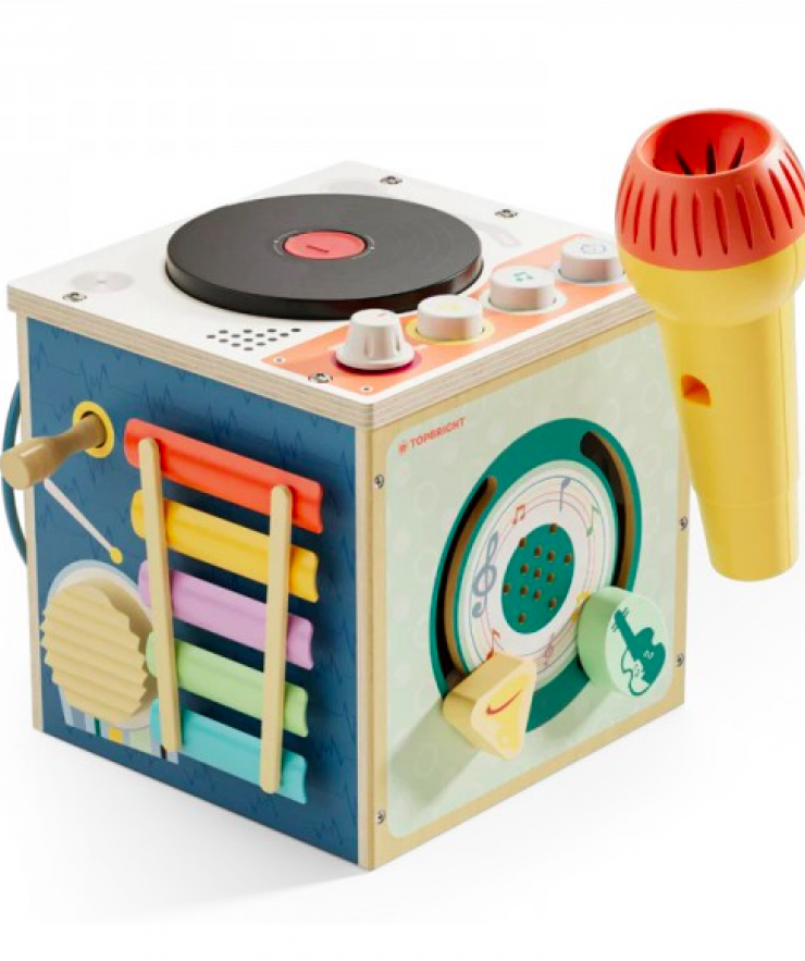 Ξύλινο Παιχνίδι Music Activity Cube