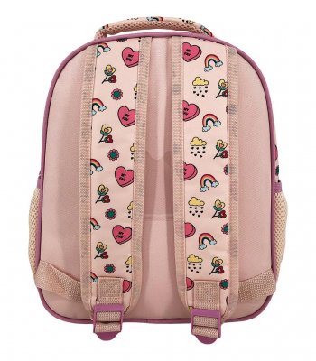 Σχολική Τσάντα Πλάτης Νηπίου Disney Stitch - Angel You Are My Favourite Must Team 2 Θήκες 2
