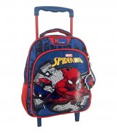 Σχολική Τσάντα Τρόλεϊ Νηπίου Spider - Man Blue Must Team 2 Θήκες 1