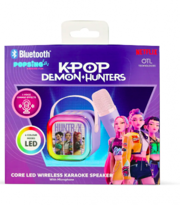 OTL K-Pop Demon Hunters Karaoke Speaker With Microphone Wireless Purple (ACC-1611) 1