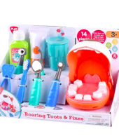 Playgo Σετ Οδοντιάτρου Roaring Toots & Fixes B/O 14Τμχ (2925) 2